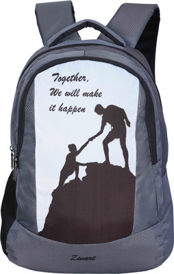 

Zwart FAZER 25 L Backpack(Multicolor), Grey printed