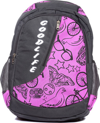 

Raeen Plus Good Life 10 L Free Size Laptop Backpack(Purple)