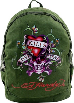 

Ed Hardy Backpack(Green), Khaki