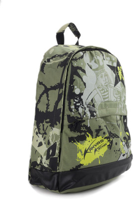 

Kanvas Katha Backpack(Black, Green), Military