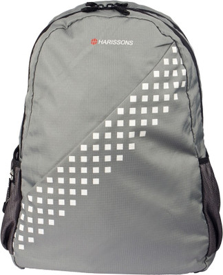 

Harissons Square BK PK 22 L Free Size Backpack(White, Grey)