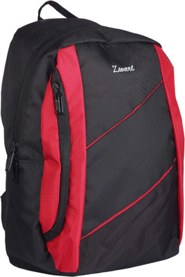 Zwart WINREN 20 L Medium Backpack(Black, Red), Black and red