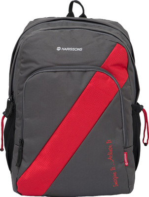 

Harissons Streak 34 L Backpack(Multicolor), Grey & red