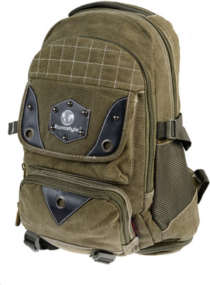 

Eurostyle Canvas Series 3.90 L Free Size Backpack(Khaki), 12011