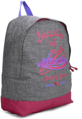 

Puma Iconical Backpack(Grey, Pink), Dark grey and heather cerise