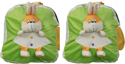 

Pandora Kids School Bag - 2 Pack of Green Rabit 5 L Backpack(Green)