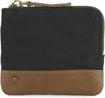 

United Colors of Benetton Men Artificial Leather Wallet, Black
