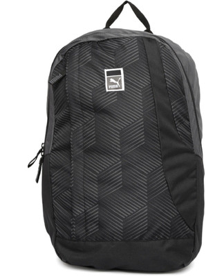 

Puma Unisex Black & Grey Sole Printed 24 L Backpack(Black)