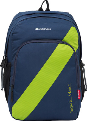 

Harissons Streak 34 L Backpack(Blue), Navy blue & green