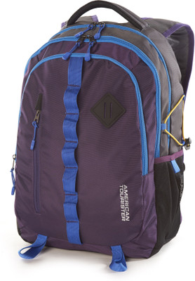 

American Tourister Zing 2016 001 Laptop Backpack(Black), Purple