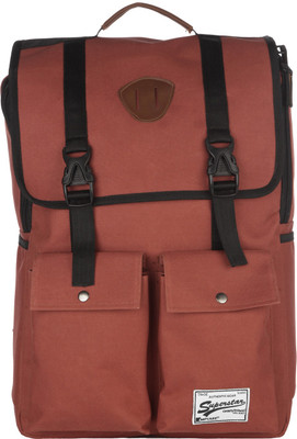 

Impulse Double Pocket Rust 20 L Laptop Backpack(Red)