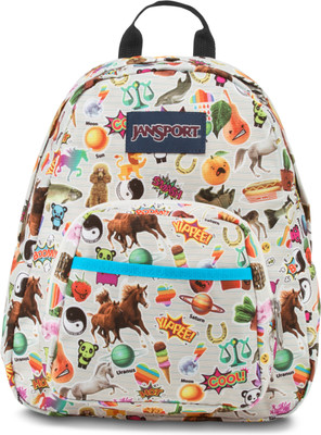 

JanSport Half Pint 10.2 L Backpack(Multicolor), Multi stickers