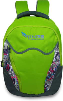 

Wings Legend Fancy Multipurpose College 30 L Backpack(Green, Black), Black;green