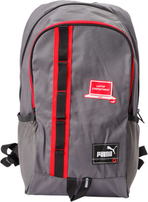 

Puma Convex 21 L Free Size Backpack, Dark shadow and tomato