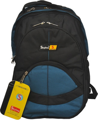

Skyline 1210 30 L Laptop Backpack(Black, Blue)