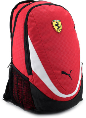 

Puma Ferrari Replica Backpack(Black, Red), Rosso corsa;white and black