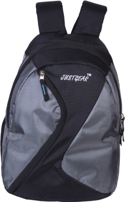 

JustGear JG_710_Checks_Grey 25 L Backpack(Black, Grey), Black and grey