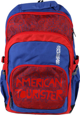 

American Tourister Hoola03Red 25 L Backpack(Red, Blue), Blue;red