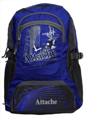 

Attache Rocking School Bag (Royal Blue & Grey) 30 L Backpack(Blue)