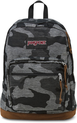 

JanSport Right Pack Expressions 31 L Laptop Backpack(Multicolor), Grey denim camo jacquard