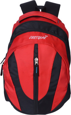 

JustGear JG_612_Black_Red 25 L Backpack(Black, Red), Black and red