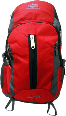 

Donex 59407N 35 L Backpack(Multicolor), Grey;red