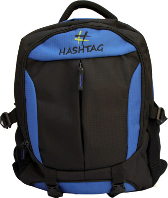

Fashion Knockout Adjustable Hashtag 10 L Laptop Backpack(Black, Blue)