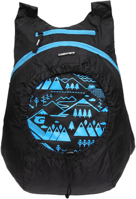 

Gear Carry On 16 L Backpack(Black), Black;blue