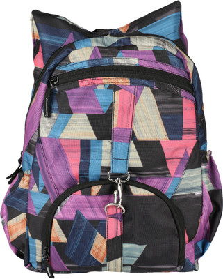 

United Bags Girls Geometric Shapes 13 L Small Backpack(Multicolor)