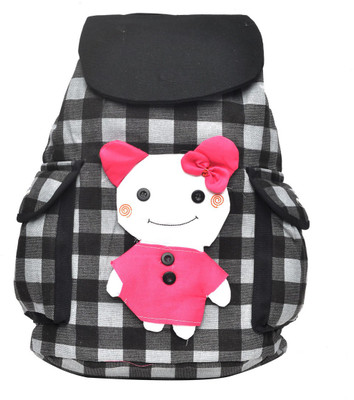 

Hawai Smily Kitty 13.5 L Medium Backpack(Black)