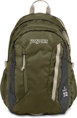 

JanSport Agave 32 L Laptop Backpack(Green), Green machine/grey tar
