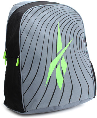 

REEBOK Laurel Backpack(Grey, Black, Green), Med grey heather