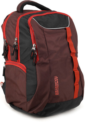 

American Tourister Buzz 12 Laptop Backpack(Multicolor), Brown and rust