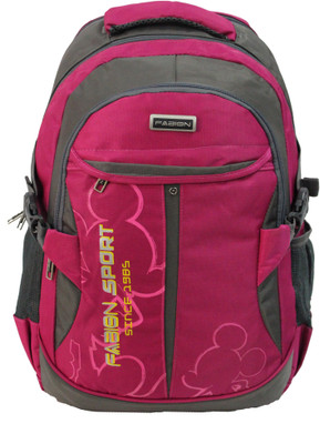 

Fabion 1349 Pink N Grey 36 L Large Backpack(Pink)
