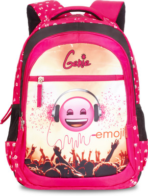 

Genie Emoji 32 L Backpack(Multicolor), Pink