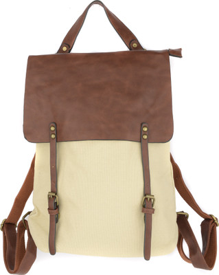 

Blur BLURR 2.5 L Backpack(Brown, Beige), Beige;brown
