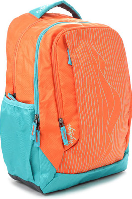 Skybags Backpack(Blue, Orange)