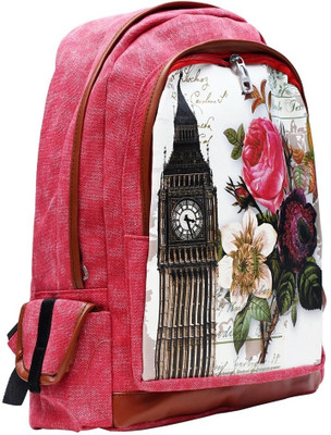 

Hawai Paris Diaries Medium Backpack(Pink), Pink-01