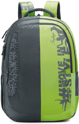 

Skybags pogo plus 01 grey 35 L Backpack(Grey, Green)