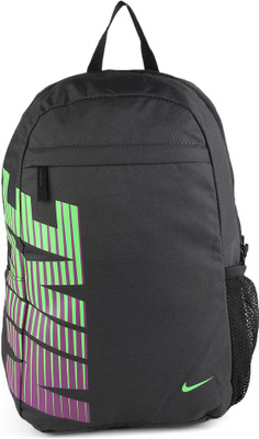 

Nike Backpack(Black, Green), Anthracite/sprt red-mtllc slvr