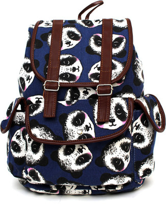 

Pochette Panda Print Unisex 10 L Backpack(Blue)