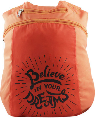 

Bleu Stylish printed- 2001 10 L Backpack(Orange)