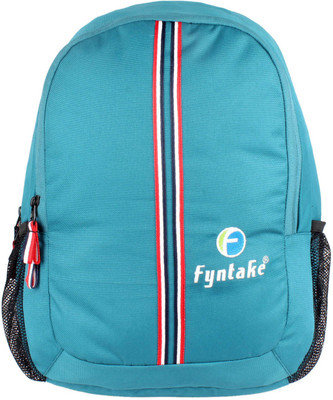 

Fyntake Fyntake backpack B-BAG 25 L Backpack(Blue), Full sky blue with red patti