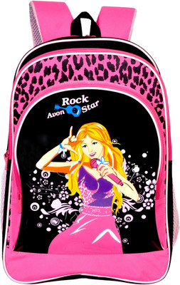 

Avon Rockstar Black & Pink 25 Litres 25 L Backpack(Black, Pink)