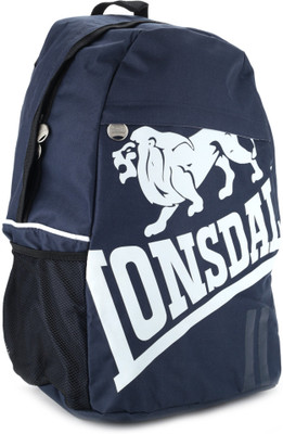

Lonsdale Backpack(Black, Yellow), Purple and white