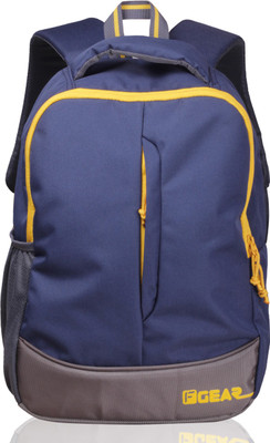 

F Gear Ferrari 21.0 L Backpack(Blue, Grey), Navy blue;yellow