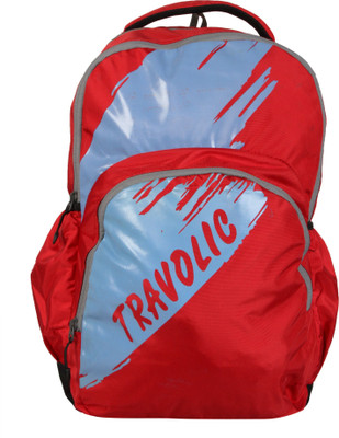 

Travolic VOLGA Red & Blue 30 L Backpack(Multicolor)
