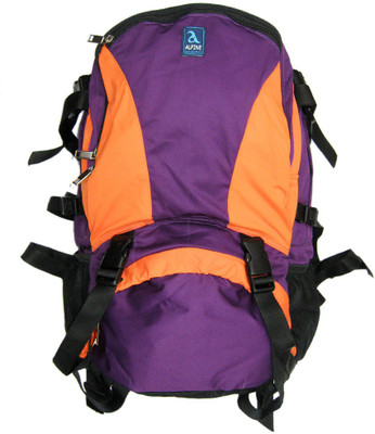 

Alpine 360 Degree Knapsack 27 LT 27 L Backpack(Purple, Orange), Orange;violet