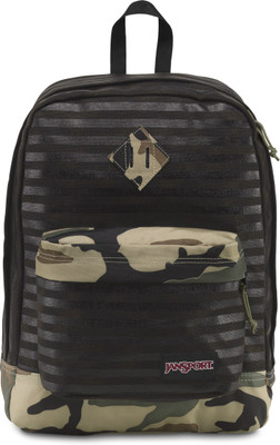 

JanSport Super Fx 25 L Backpack(Black), Black stripe emboss