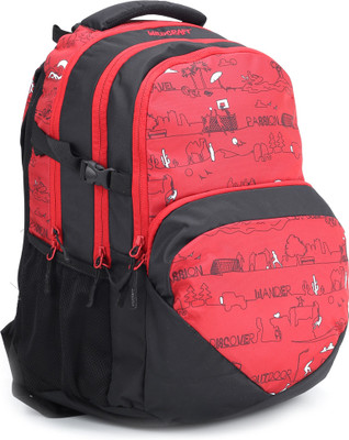 

Wildcraft Skate LD Backpack(Black, Red)
